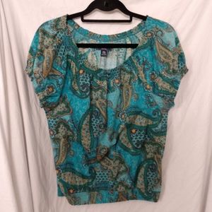 Chaps Denim Petite Blouse XLP